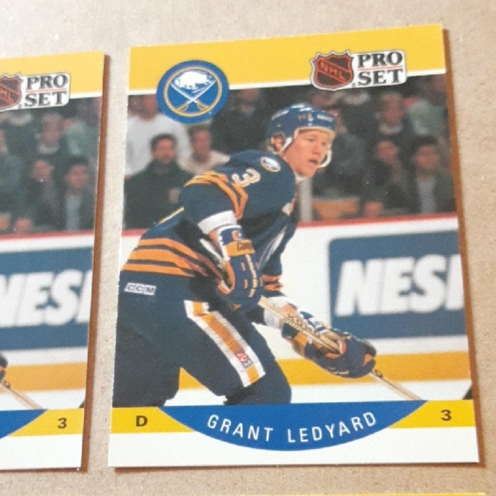 Pro Set Grant Ledyard Sabres Hockey Rookie Cards